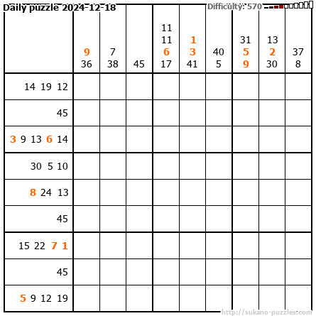 Daily puzzle 2024-12-18