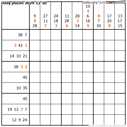 Daily puzzle 2024-12-20