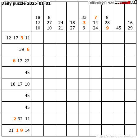 Daily puzzle 2025-01-01