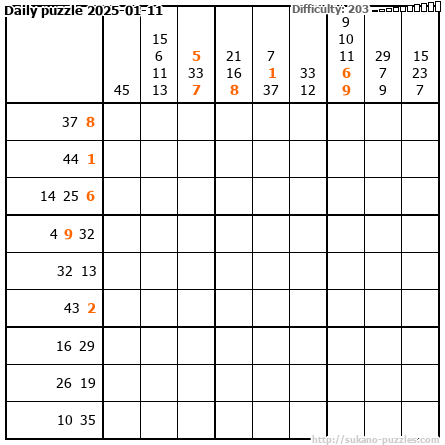 Daily puzzle 2025-01-11