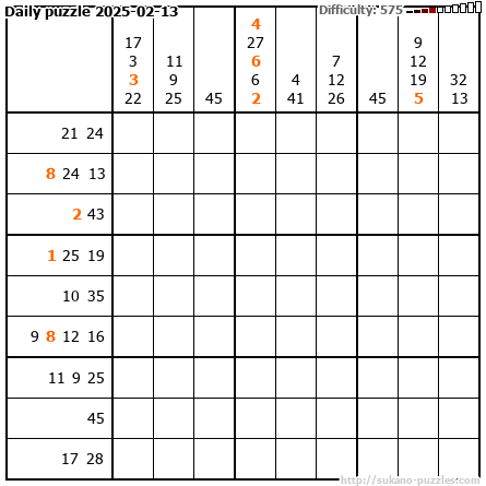 Daily puzzle 2025-02-13