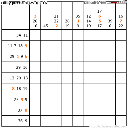 Daily puzzle 2025-03-16