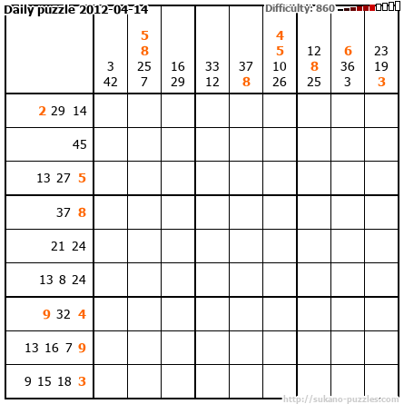 Daily puzzle 2012-04-14