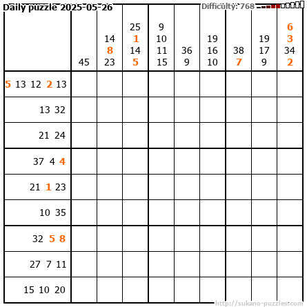 Daily puzzle 2025-05-26
