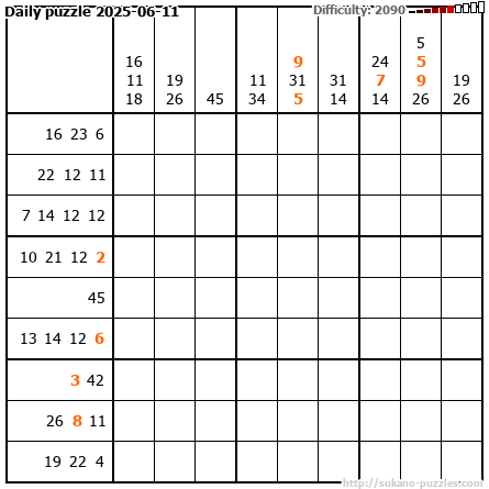 Daily puzzle 2025-06-11