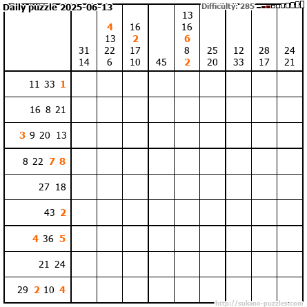 Daily puzzle 2025-06-13
