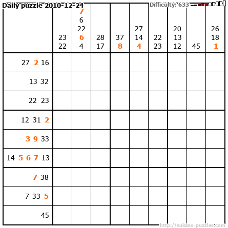 Daily puzzle 2010-12-24