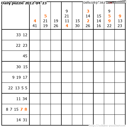 Daily puzzle 2012-04-23