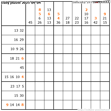 Daily puzzle 2025-09-04