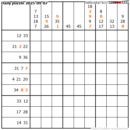Daily puzzle 2025-09-07