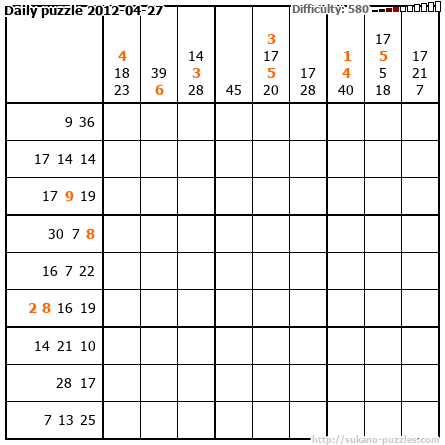 Daily puzzle 2012-04-27