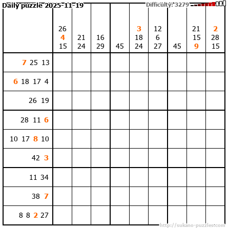 Daily puzzle 2025-11-19