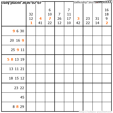 Daily puzzle 2026-02-07