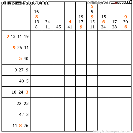 Daily puzzle 2026-04-01