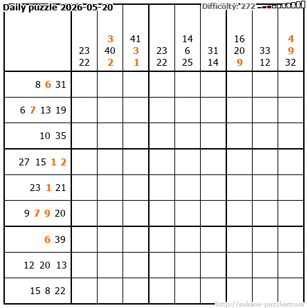 Daily puzzle 2026-05-20