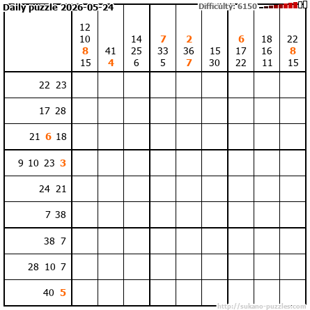 Daily puzzle 2026-05-24