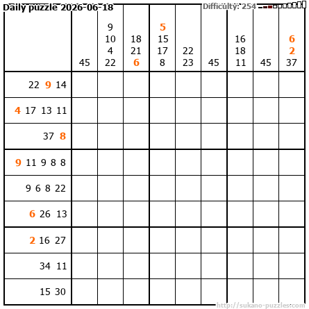 Daily puzzle 2026-06-18