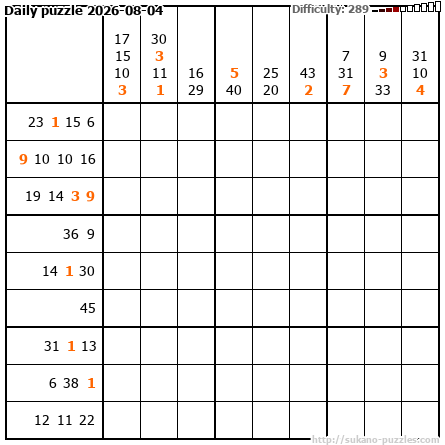 Daily puzzle 2026-08-04