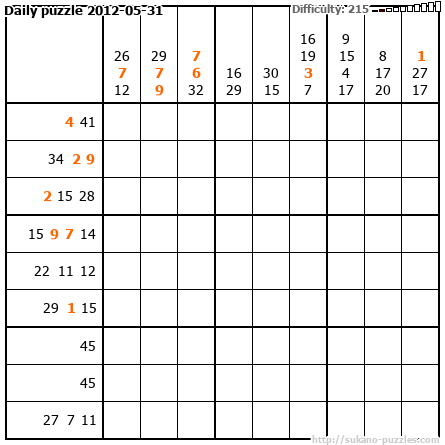 Daily puzzle 2012-05-31