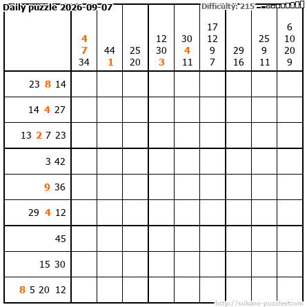 Daily puzzle 2026-09-07