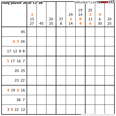 Daily puzzle 2010-12-28