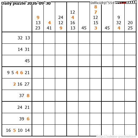 Daily puzzle 2026-09-30