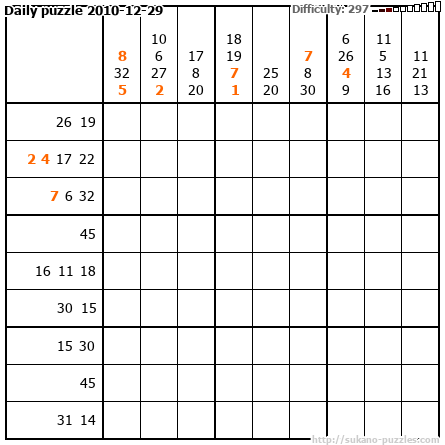 Daily puzzle 2010-12-29