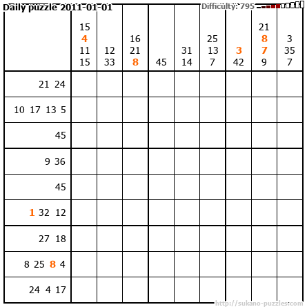 Daily puzzle 2011-01-01