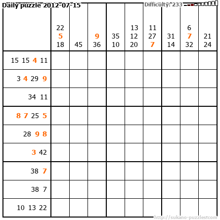 Daily puzzle 2012-07-15