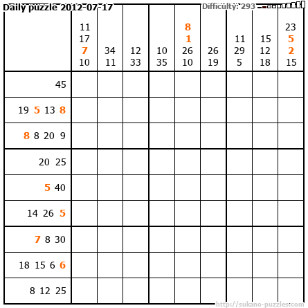 Daily puzzle 2012-07-17