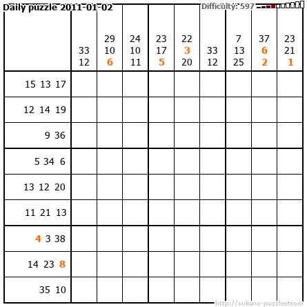 Daily puzzle 2011-01-02