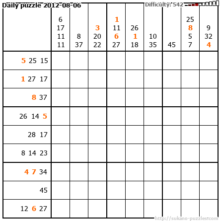 Daily puzzle 2012-08-06