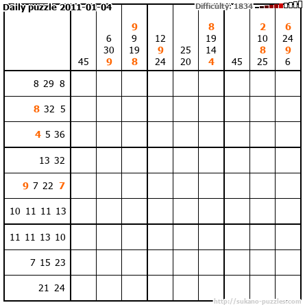 Daily puzzle 2011-01-04