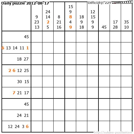 Daily puzzle 2012-08-17