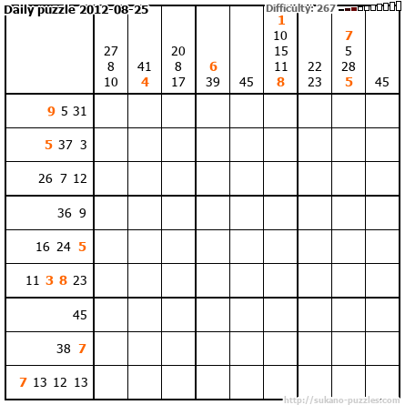 Daily puzzle 2012-08-25