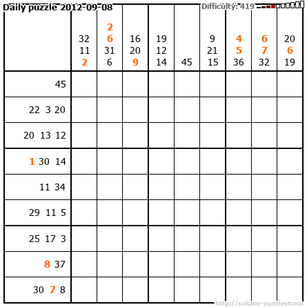 Daily puzzle 2012-09-08