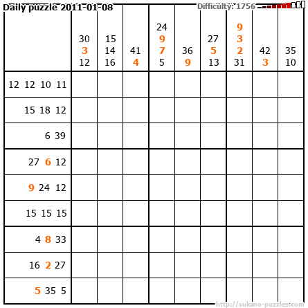 Daily puzzle 2011-01-08