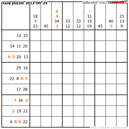 Daily puzzle 2012-09-24
