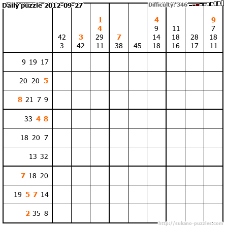 Daily puzzle 2012-09-27