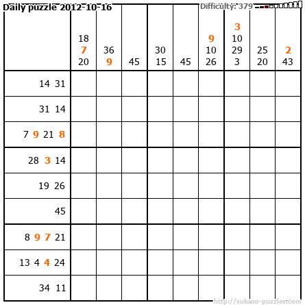 Daily puzzle 2012-10-16