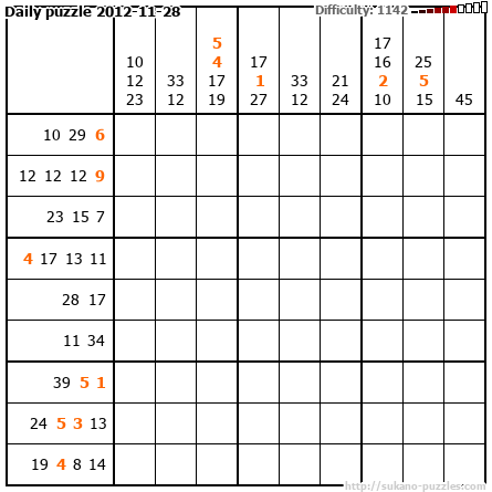 Daily puzzle 2012-11-28