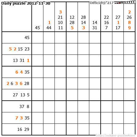 Daily puzzle 2012-11-30