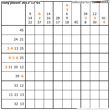 Daily puzzle 2012-12-01