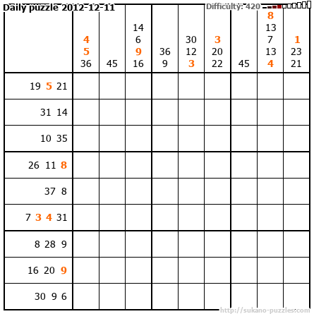 Daily puzzle 2012-12-11