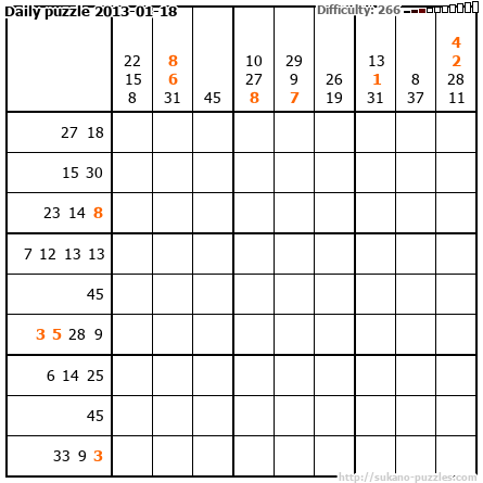 Daily puzzle 2013-01-18