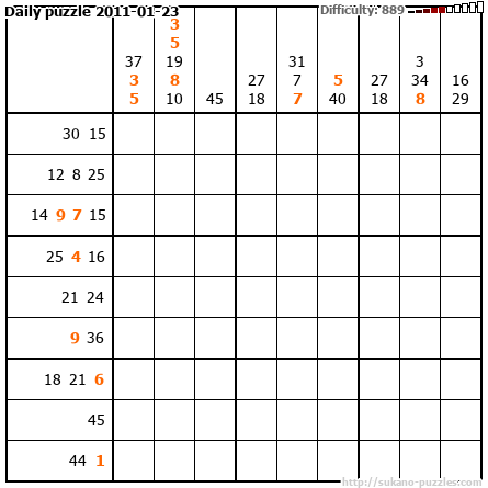 Daily puzzle 2011-01-23