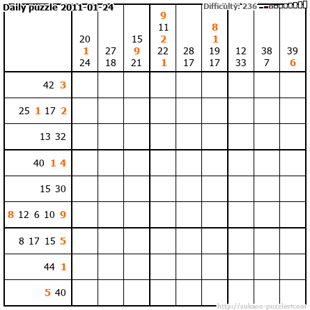 Daily puzzle 2011-01-24