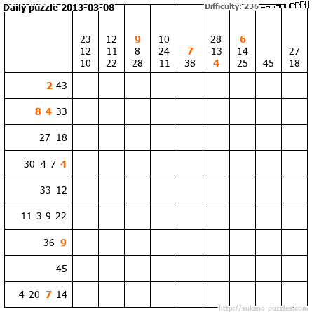 Daily puzzle 2013-03-08