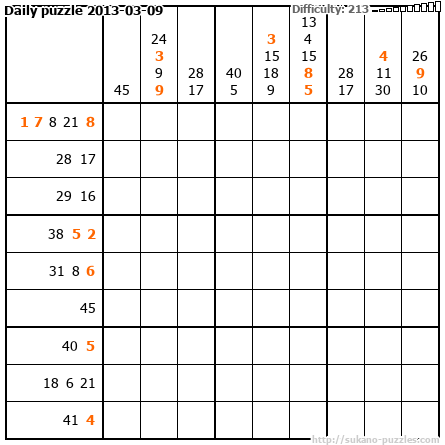 Daily puzzle 2013-03-09