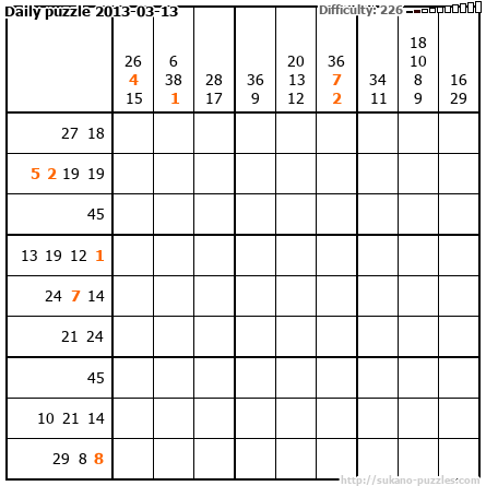Daily puzzle 2013-03-13
